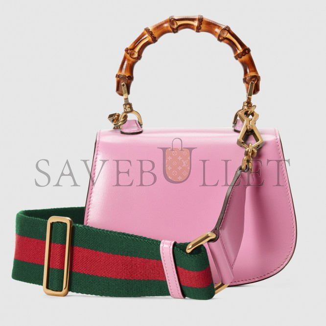 GUCCI BAMBOO 1947 MINI TOP HANDLE BAG 686864 (17*12*7.5cm) GUCCI BAMBOO 1947 MINI TOP HANDLE BAG 686864 (17*12*7.5cm)